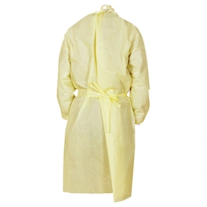 Disposable Yellow Non Sterile Isolation Gown