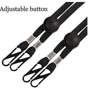 Adjustable Length Face Mask Lanyard