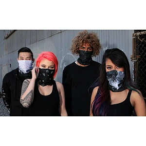 Neckwear Bandanas Unique Sport Oem Customized Logo Outdoor Multi-Purpose Tubular Polyester Print Bandana