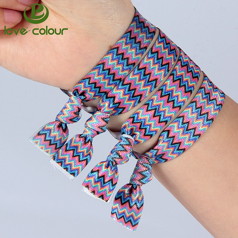 Custom multi-color hair bands women girl fashion elastic hair band