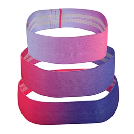 Anti slip fabric elastic fitness gym resistance band/exercise workout resistance circle bands
