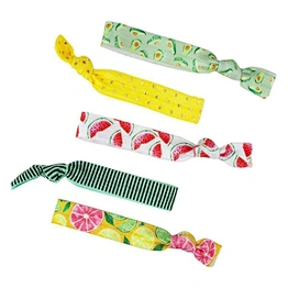 Cheap Wholesale Elastic Hair Ties Knot Hair Tie Bracelets Decorative Fold Hair Ties