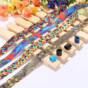 High quality custom printing fold over elastic ribbon