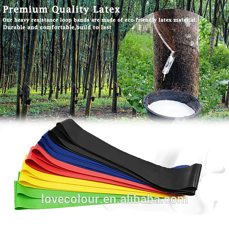 Cheap Wholesale Gym Equipment Latex Circular Resistance Stretching Band