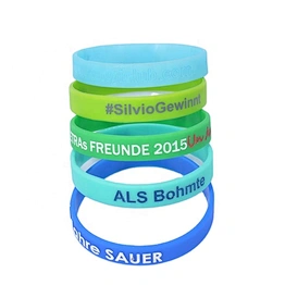 Hot sale colorful silicone bracelet for christmas gifts