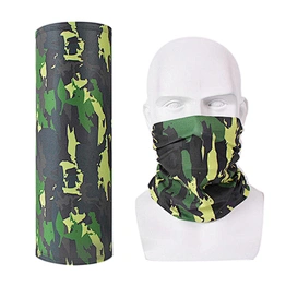 Outdoor Sports Camouflage Windproof Headwear Bandanas Tube Anti-UV Face Bandana