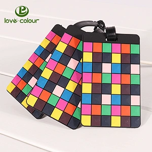 Custom Rubber luggage tags for travel
