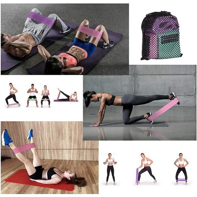 Gymnastics Elastic Resistance Band for Yoga Exercise Band (3 pieces)