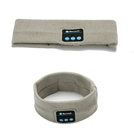 Outdoor Soft Elastic Headphones Sweatband Knitted Sports Bluetooth Headband For Running