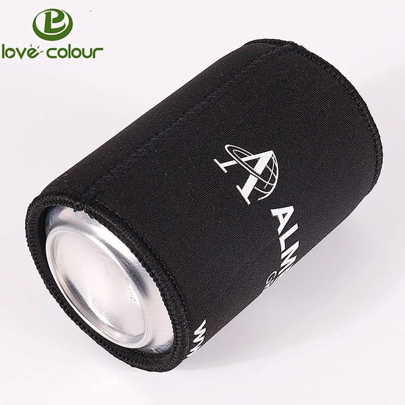 Lovecolour Custom Logo Printed Neoprene Beer Can Bottle Cooler Bag