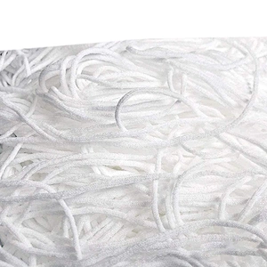 Factory supply white elastic cord for earloop elastic rope band disposable