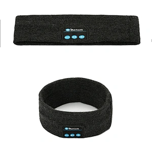 New Arrival Bluetooth Wireless Music Headband Sport Sweatband Yoga Running Breathable knitted Hairband