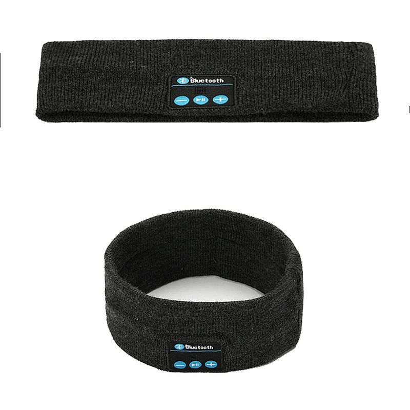 New Arrival Bluetooth Wireless Music Headband Sport Sweatband Yoga Running Breathable knitted Hairband