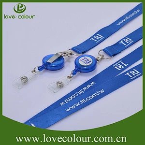 Custom Retractable plastic badge lanyard pull reel