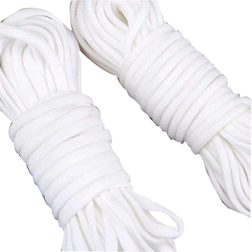 Factory supply white elastic cord for earloop elastic rope band disposable