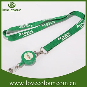 Custom Retractable plastic badge lanyard pull reel