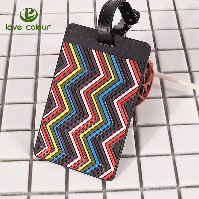 Custom Rubber luggage tags for travel