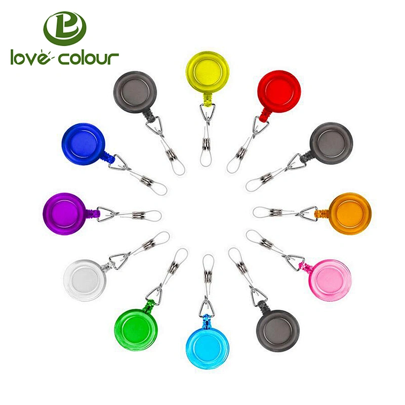 Custom Plastic Bottle Cap Shape Badge Reel
