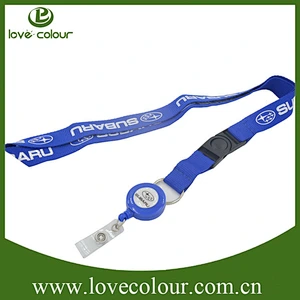 Custom Retractable plastic badge lanyard pull reel