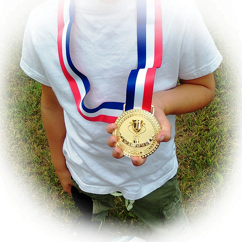 Metal Award Running Sport Medal With Lanyard