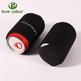 Custom Neoprene Foam Beverage Insulator Folding Can Cooler Sleeve Holder