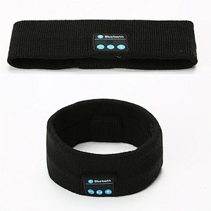 New Arrival Bluetooth Wireless Music Headband Sport Sweatband Yoga Running Breathable knitted Hairband