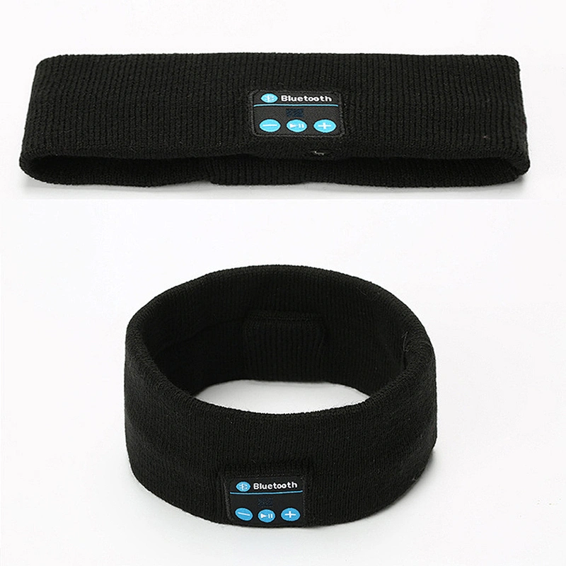 New Arrival Bluetooth Wireless Music Headband Sport Sweatband Yoga Running Breathable knitted Hairband