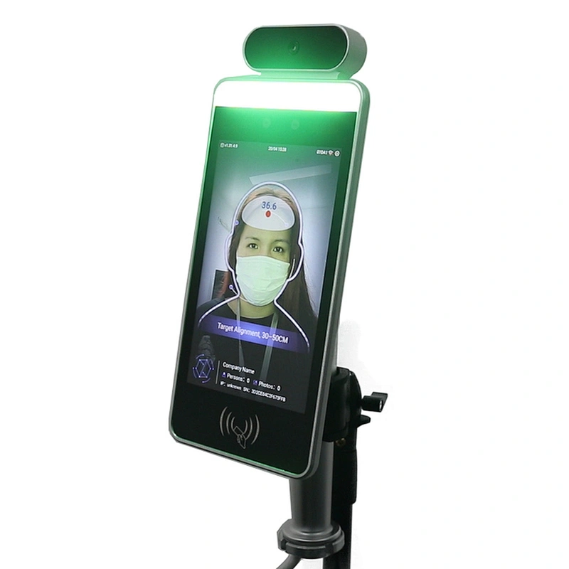 Visitor management employee attendance face recognition machine with heat camera  Door Face Recognition Attendance Machine