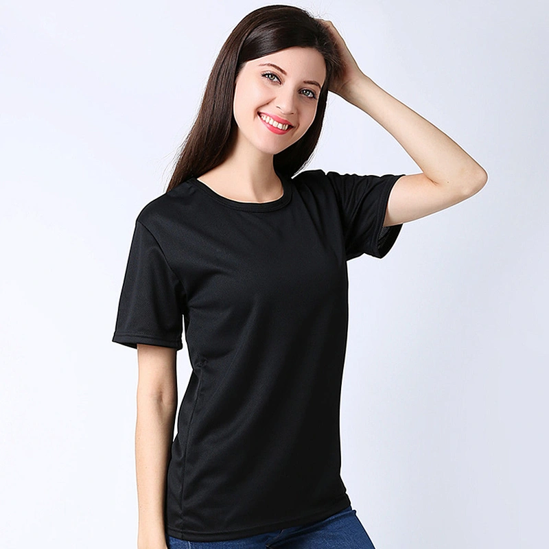Custom tshirt printing o-neck 100% cotton women short sleeve girls' t-shirts white sports t shirts
