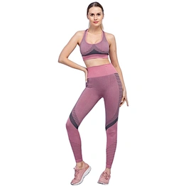Women Fitness Yoga Sport Wear Seamless Running Gym Leggings Bra Pants Sexy Clothing Set