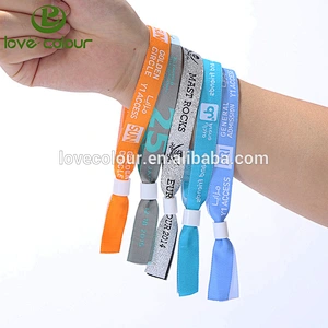 Custom beautiful wedding gift woven wristband for party