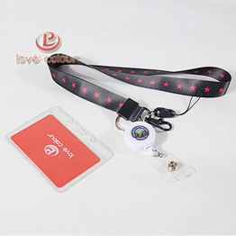 Custom Beautiful Color Polyester Neck Lanyard With Card Holder For Activities