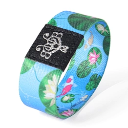 Custom Durable Good Quality RFID Elastic NFC Wristband for Access Control