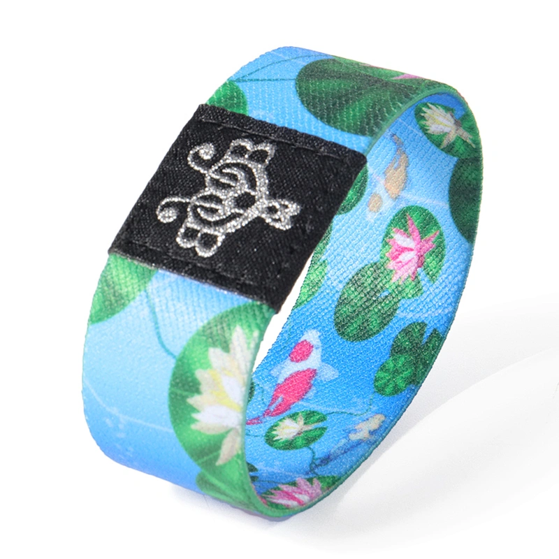 Custom Durable Good Quality RFID Elastic NFC Wristband for Access Control