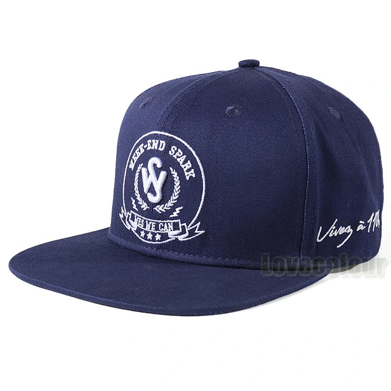 Oem factory embroidery curved bill snapback cap for wholesale