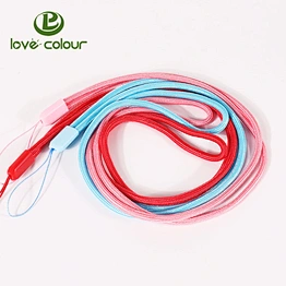 Customized polyester blank wrist short lanyards for mobile phone