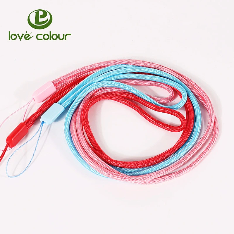 Customized polyester blank wrist short lanyards for mobile phone