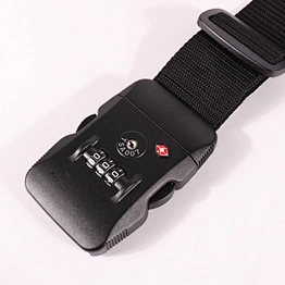 Custom Wholesale Tsa Lock Travel Luggage Belt for Promotion