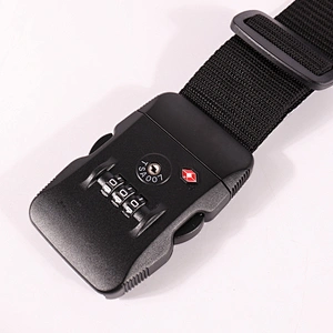 Custom Wholesale Tsa Lock Travel Luggage Belt for Promotion