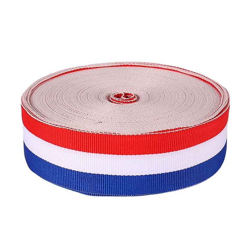 Custom made polyester ribbons used for medals lanyard