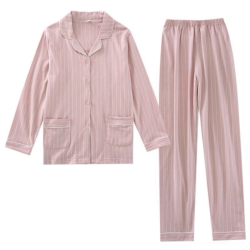 Women's Classic Cotton Long Sleeve Pajama Custom Printed Sleepwear