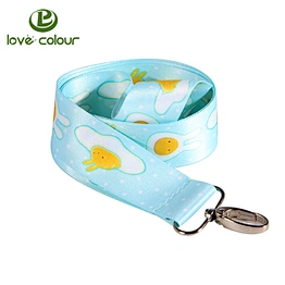 Custom Polyester Lanyards Strap with Cartoon Printing For Kids