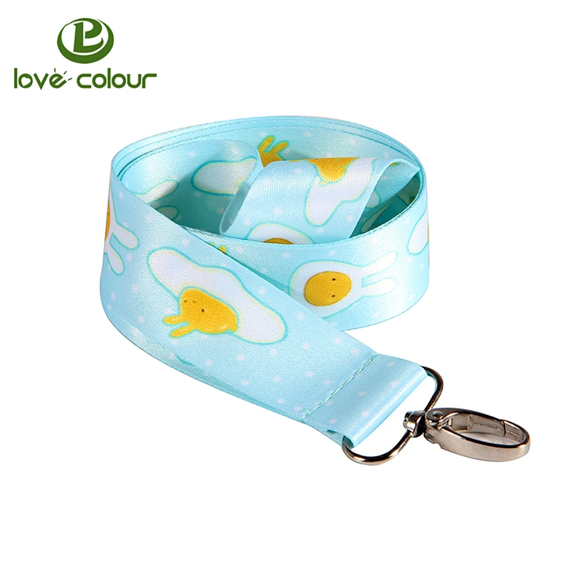 Custom Polyester Lanyards Strap with Cartoon Printing For Kids