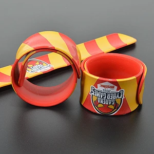 Popular cheap custom wristband promotional slap bracelets