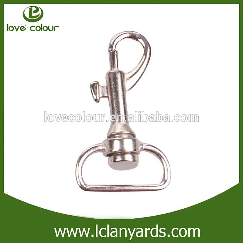 Wholesale Silver color swivel snap 2.5cm lobster clasp for lanyard