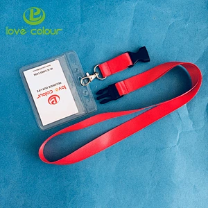 Custom Durable Name Badges With Necklace Lanyard For Promotion