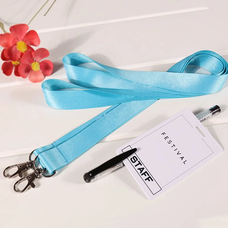 Factory Custom Polyester Sublimation Lanyard Strap With Quick Release Buckle