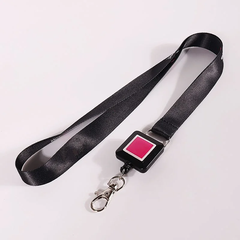 Custom Cheap Promotional Gift Polyester Neck Sublimated Lanyard with Pull Reel