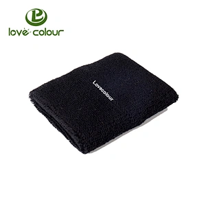 Good sale popular custom sweatbands for yoga sports (black)