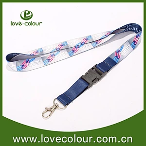 Polyester Printing your logo blank Custom Lanyards no minimum order